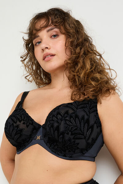 FANTINE SOUTIEN-GORGE EMBOITANT GRANDE TAILLE NOIR
