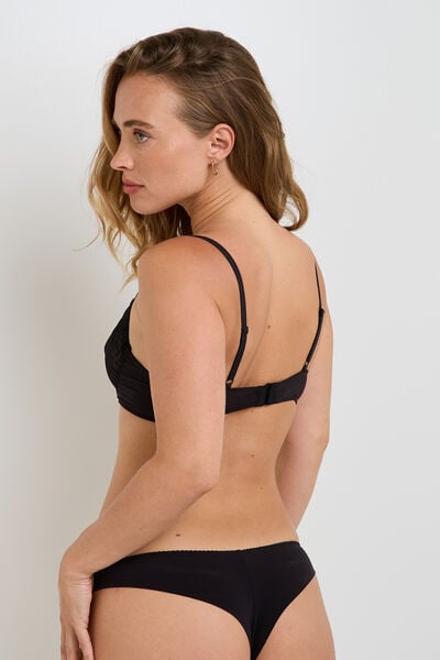 SOUTIEN-GORGE CORBEILLE DENTELLE NOIR