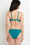 LUCKY MAILLOT DE BAIN SLIP MIDI VERT