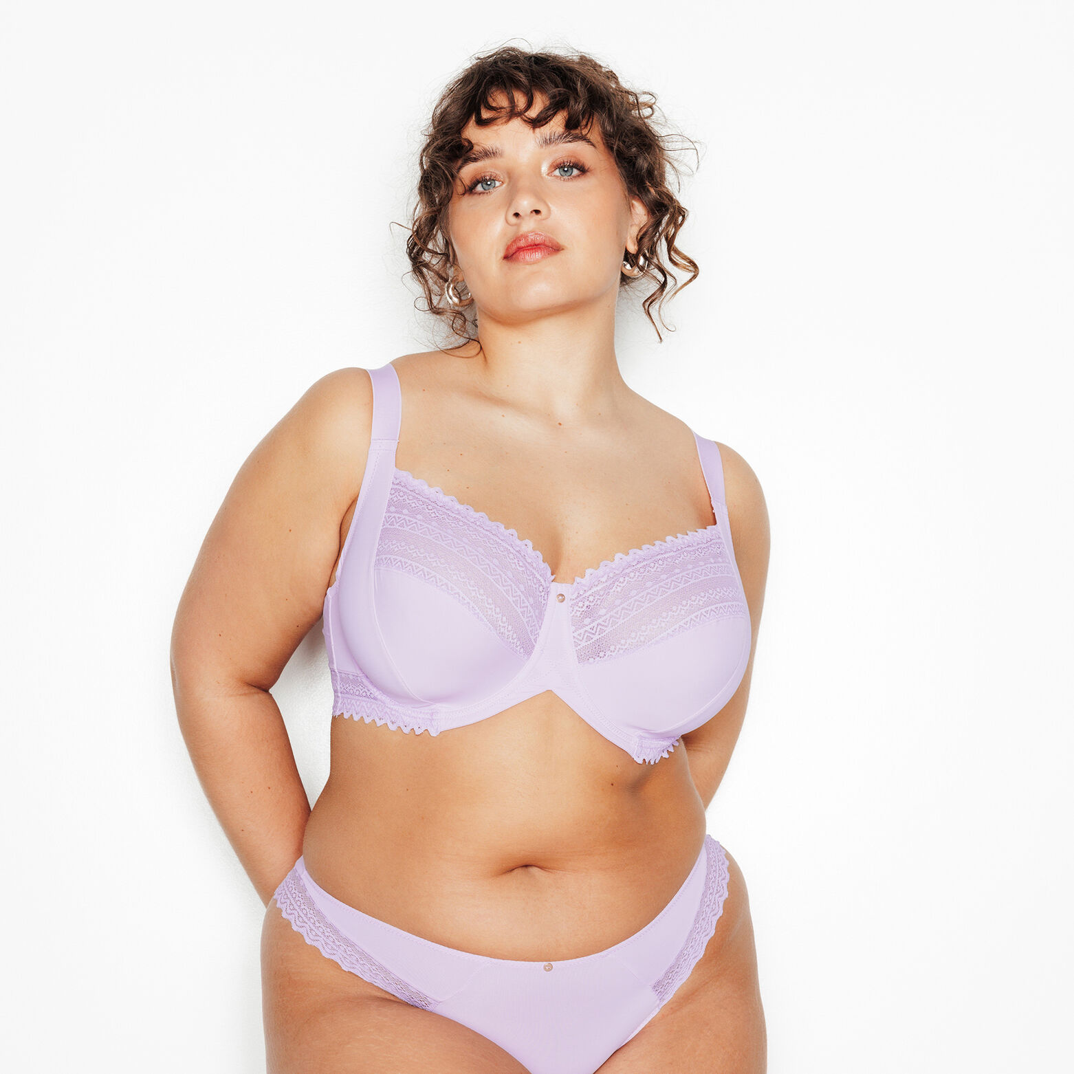 DOUCE SOUTIEN-GORGE GRANDE TAILLE LILAS