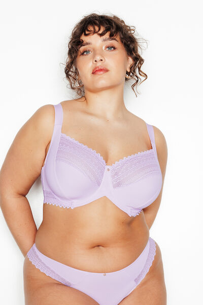 SOUTIEN-GORGE GRANDE TAILLE LILAS