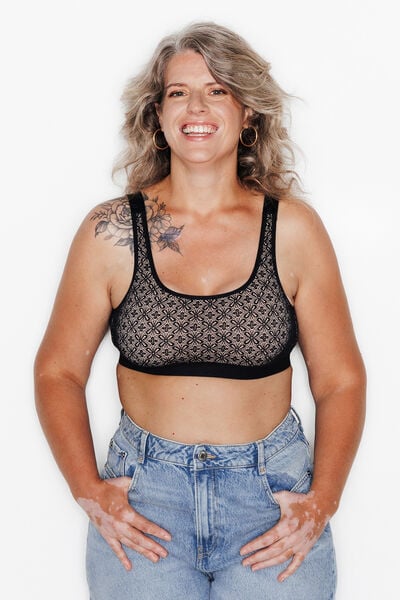 Soutien-gorge post op&eacute;ratoire NOIR
