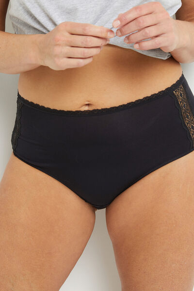 BALA CULOTTE TAILLE HAUTE VISCOSE NOIR