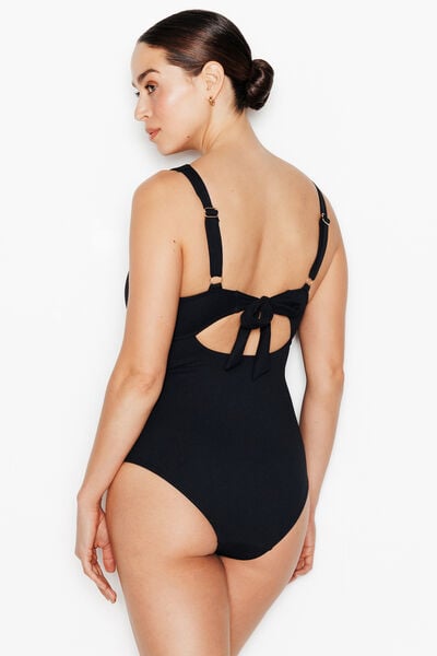 MALOU Maillot de bain Post op&eacute;ratoire 1 Pi&egrave;ce NOIR