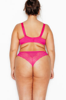 HERMINE+ TANGA DENTELLE FUCHSIA