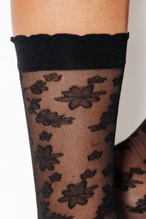 CLEM CHAUSSETTE VOILE 20 DENIERS NOIR