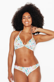 PAPAYE MAILLOT DE BAIN TRIANGLE MULTICO BLANC