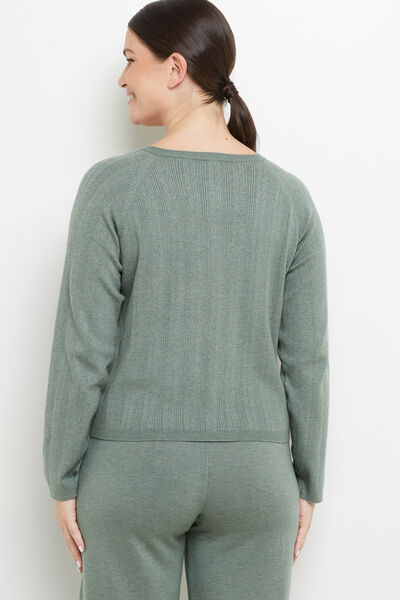 CAFE PULL VISCOSE KAKI