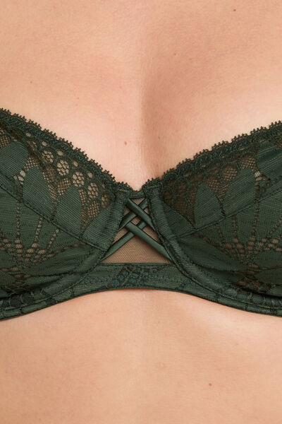 FIRE SOUTIEN-GORGE BALCONNET DENTELLE KAKI