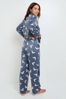 GRAMMY PANTALON DE PYJAMA MULTICO GRIS