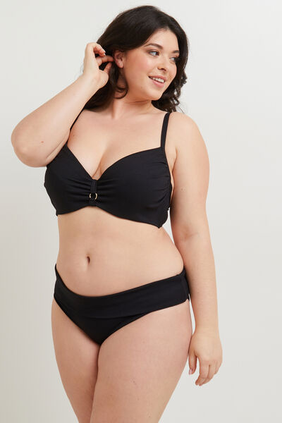 MALOU Maillot de bain culotte maxi NOIR