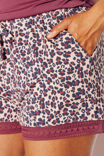 CAMILLE Short de pyjama MULTICO ROSE