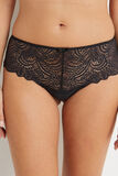 DENTELLE SHORTY STRING DENTELLE NOIR