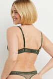 CELINE SOUTIEN-GORGE AMPLIFORME DENTELLE KAKI