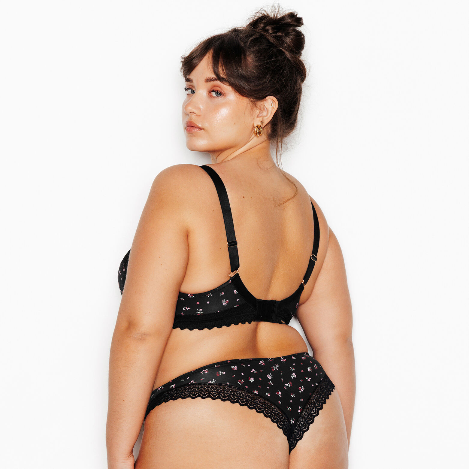 DOUCE SOUTIEN-GORGE GRANDE TAILLE MULTICO NOIR