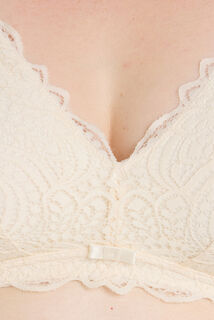 DENTELLE Soutien-gorge Post opératoire Triangle ECRU