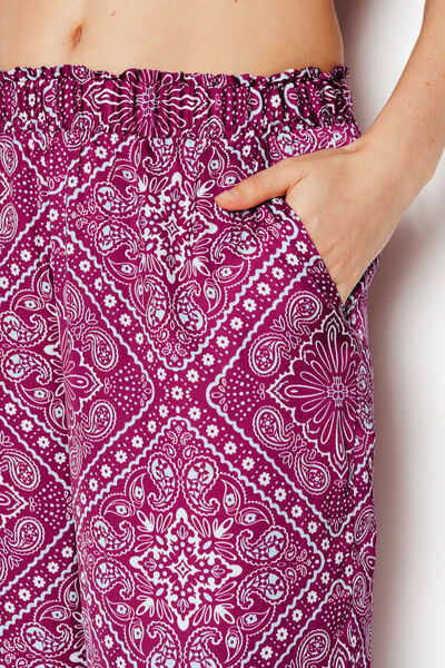 PANTALON 7/8 MULTICO ROSE