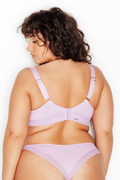 SOUTIEN-GORGE GRANDE TAILLE LILAS