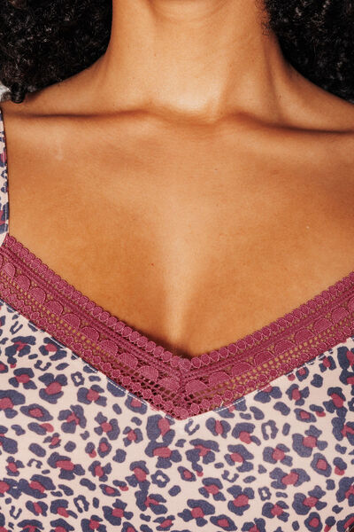 CAMILLE Top MULTICO ROSE