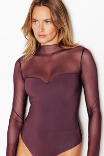 HOPEFUL BODY BRASSIERE INTEGREE BORDEAUX
