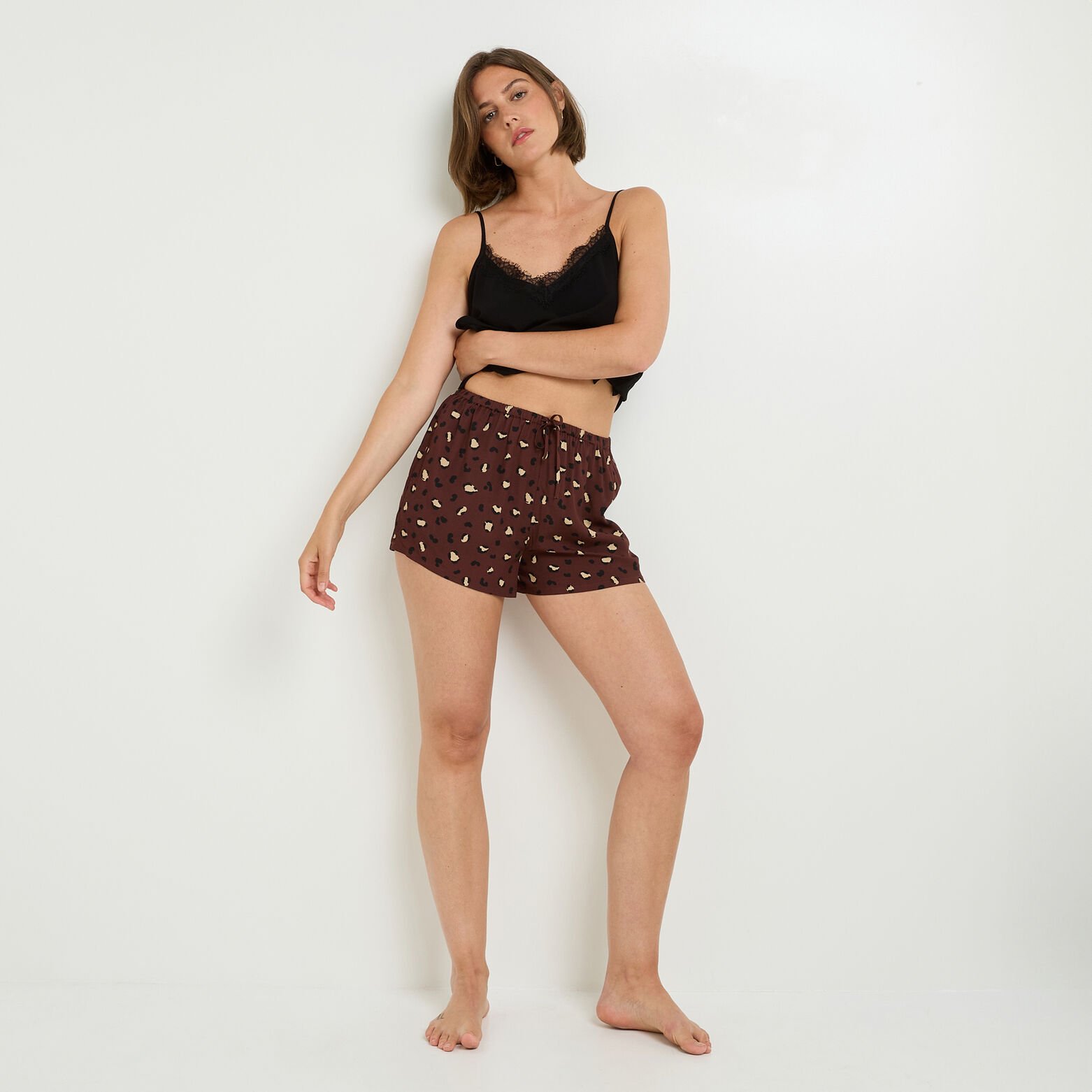 HAYA SHORT MULTICO MARRON