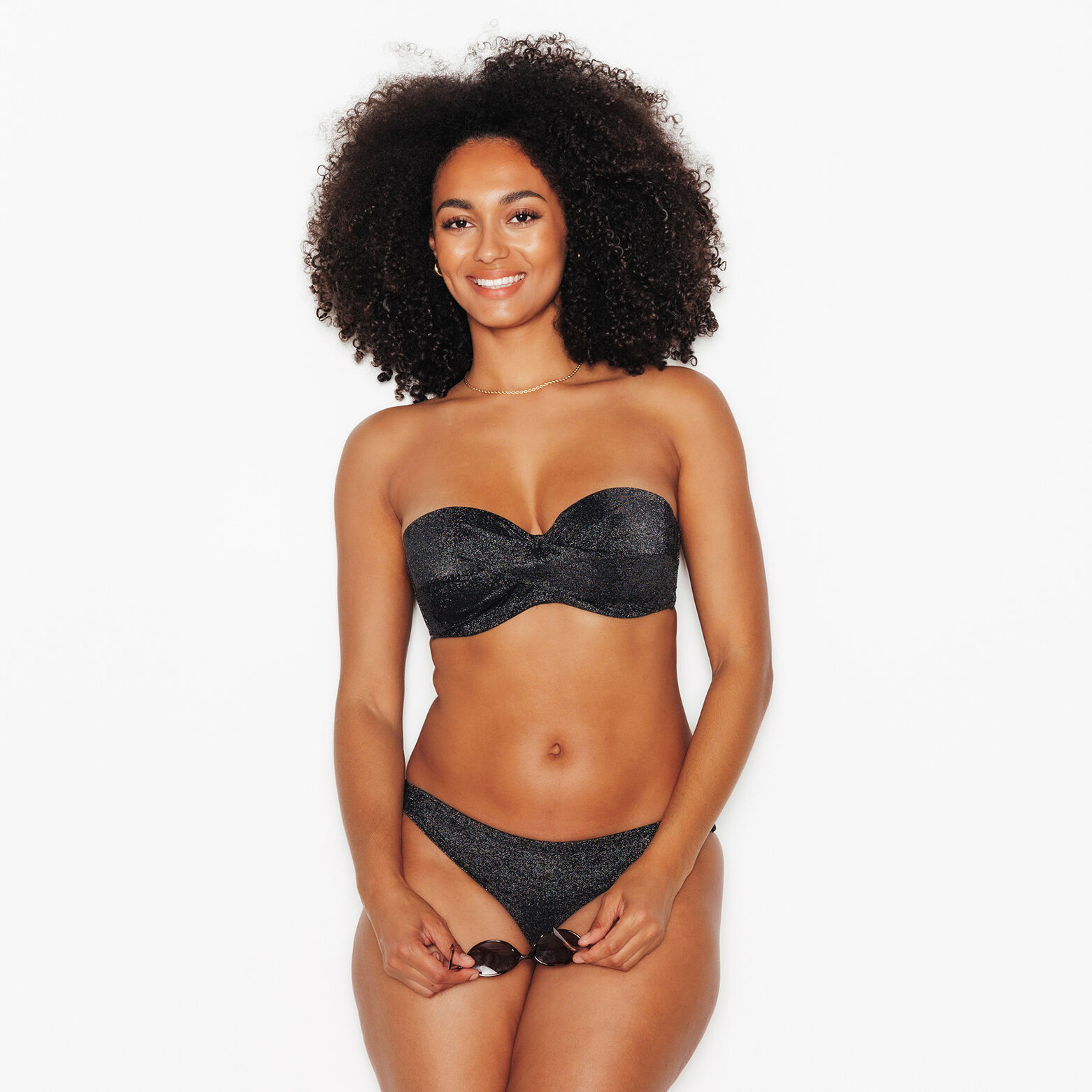 NESS MAILLOT DE BAIN BANDEAU NOIR