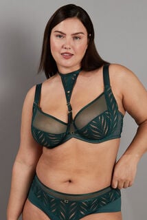 CALIX SOUTIEN-GORGE GRANDS BONNETS  VERT FONCE