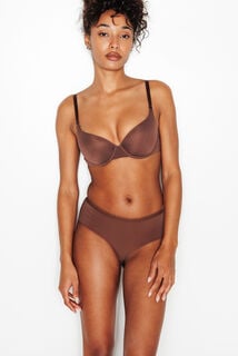 PERFECT SHORTY MICROFIBRE MARRON