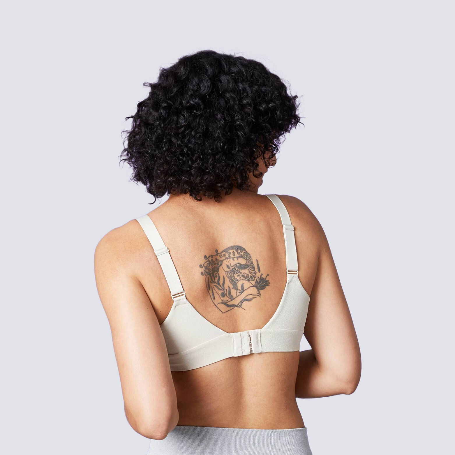 GLOW BRASSIERE PAILLETEE SABLE