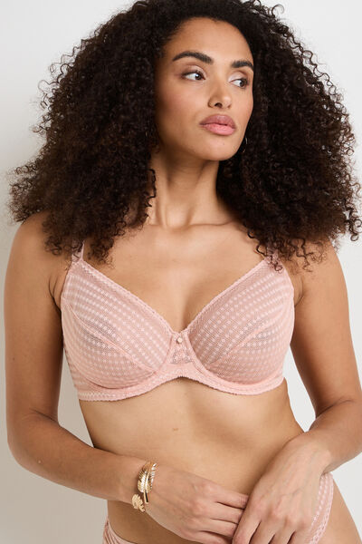 FLO SOUTIEN-GORGE EMBOITANT DENTELLE POUDRE