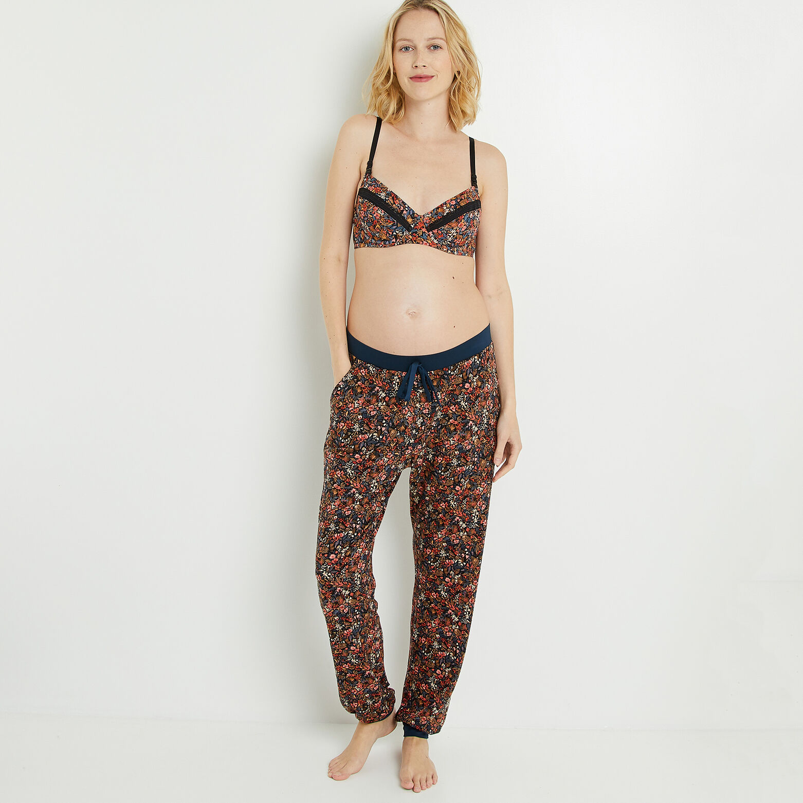 SALOME SOUTIEN-GORGE EMBOITANT GROSSESSE NOIR/BLEU