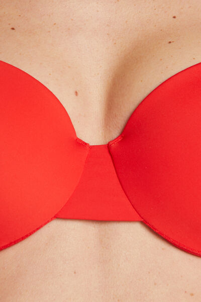 MAILLOT DE BAIN COQUE MICROFIBRE ROUGE