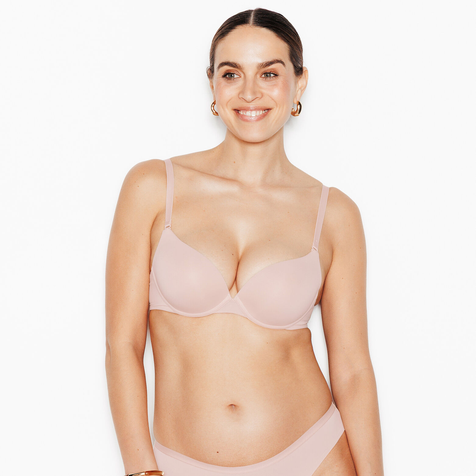 PERFECT SOUTIEN-GORGE PUSH UP MICROFIBRE NATUREL