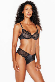 INOUIE SHORTY SATIN NOIR