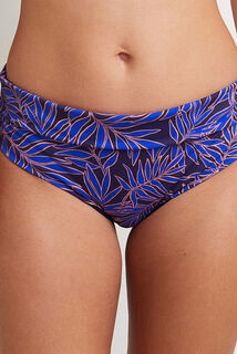 MOON MAILLOT DE BAIN CULOTTE MAXI MULTICO BLEU