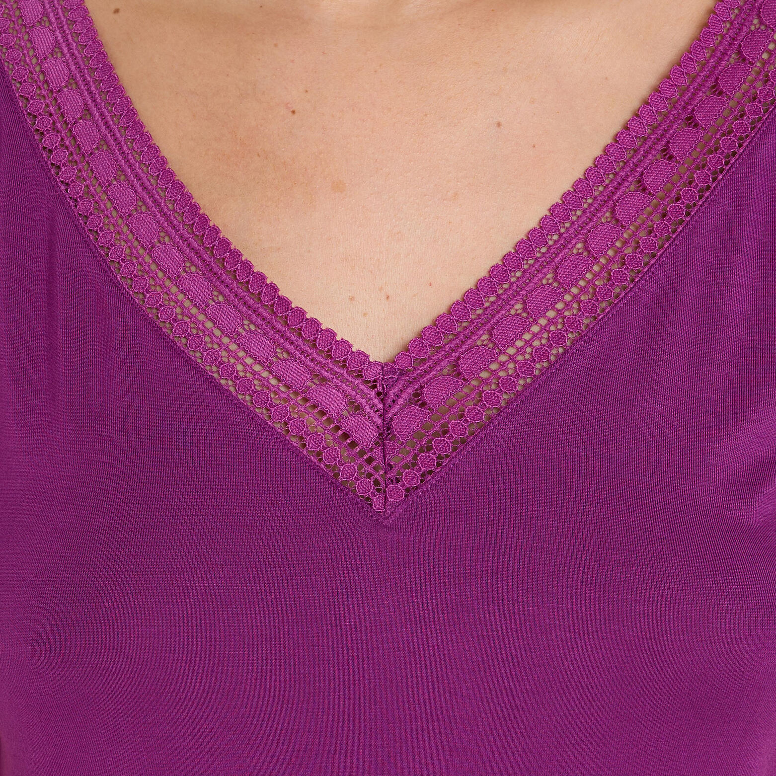 CAMILLE Tee-shirt manches courtes VIOLET
