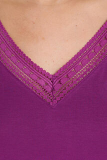CAMILLE Tee-shirt manches courtes VIOLET