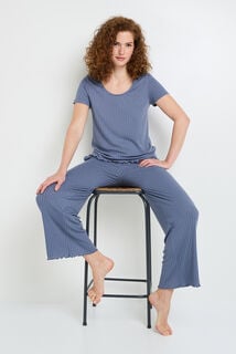 HABY Pantalon de pyjama BLEU