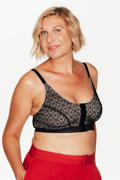 SWEET Soutien-gorge Post opératoire Brassière NOIR