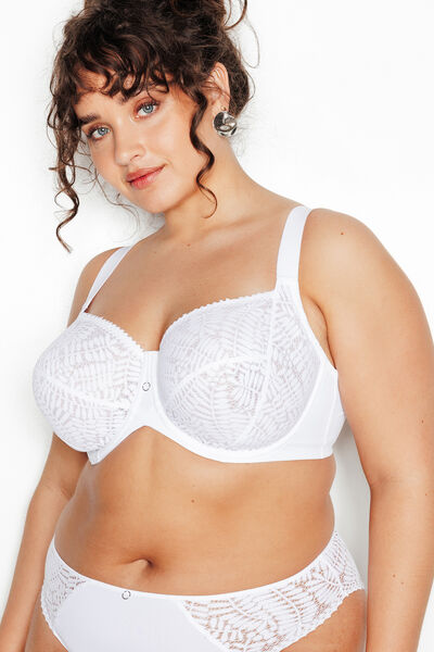 SOUTIEN-GORGE EMBOITANT BLANC