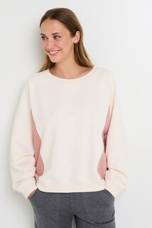 FRENCH SWEAT MANCHES LONGUES  ECRU