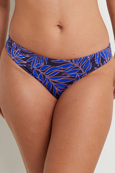 MOON MAILLOT DE BAIN CULOTTE MIDI MULTICO BLEU