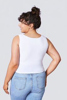 DALIE CROP TOP BRASSIERE INTEGREE BLANC