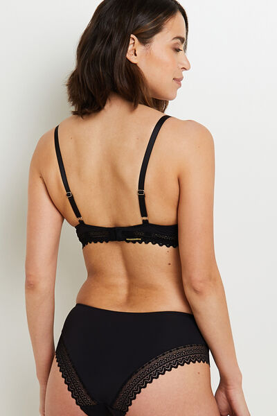 SOUTIEN-GORGE AMPLIFORME MICROFIBRE NOIR