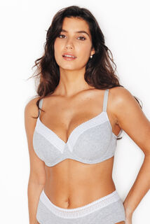 INFINITY SOUTIEN-GORGE AMPLIFORME COTON GRIS