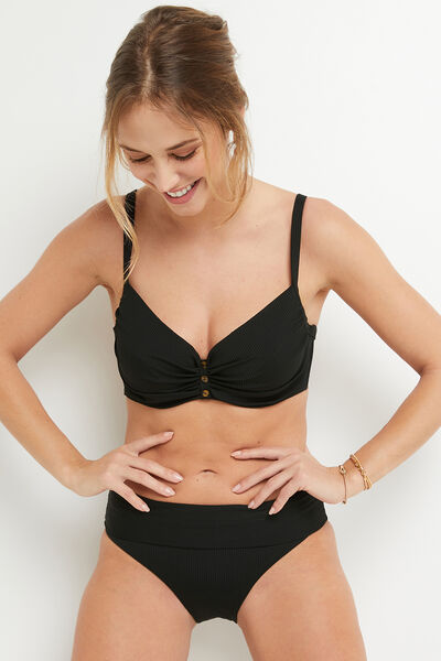 LOTUS MAILLOT DE BAIN SLIP MAXI NOIR
