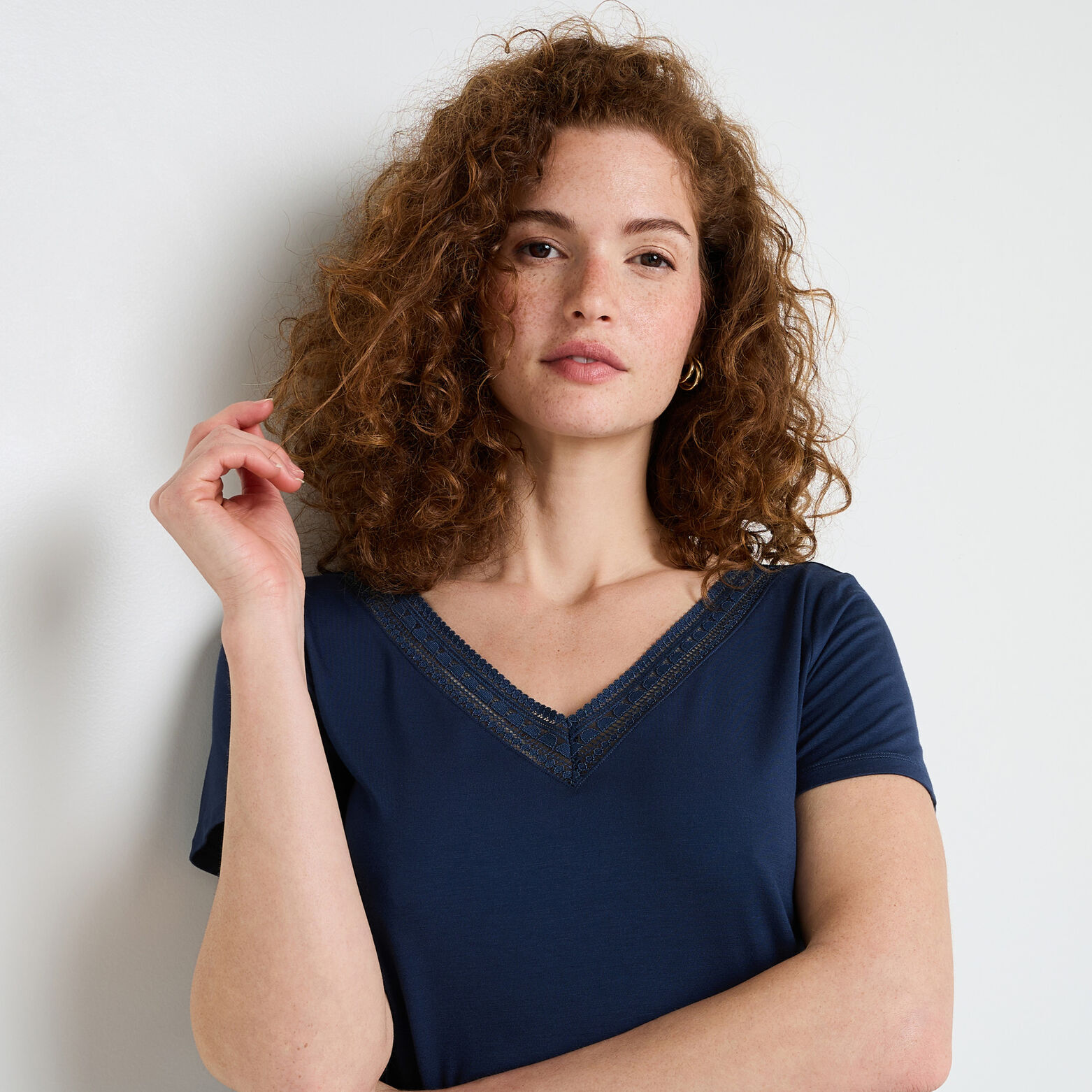 CAMILLE Tee-shirt manches courtes MARINE