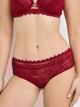 FALLON SHORTY DENTELLE ROUGE