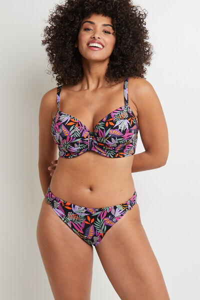 LAVANDE MAILLOT DE BAIN CULOTTE MIDI NOIR