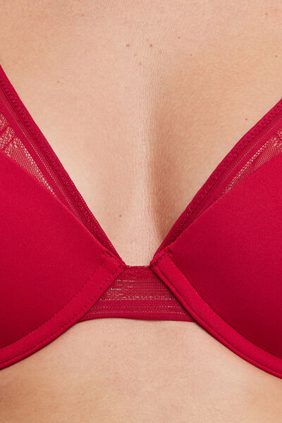 SOUTIEN-GORGE AMPLIFORME FOULARD ROUGE